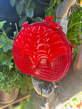 Load image into Gallery viewer, Handcrafted Large Crimson Web Dual Handbag