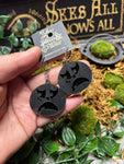 Pumpkin Kult Acrylic Earrings by Vinca USA
