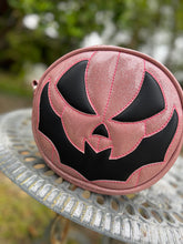 Load image into Gallery viewer, Hand Crafted Bat Mouth: Pink Glitter and Black