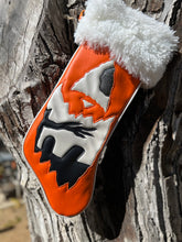 Load image into Gallery viewer, Creepmas Stocking: Orange Graveyard Scene
