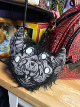 Load image into Gallery viewer, Cursed Bat Plush coin bag with clip