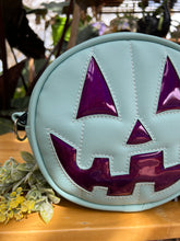 Load image into Gallery viewer, Black Friday Sale Handcrafted Small Happy face Robbins egg blue and glitter purple