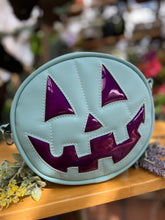 Load image into Gallery viewer, Black Friday Sale Handcrafted Small Happy face Robbins egg blue and glitter purple