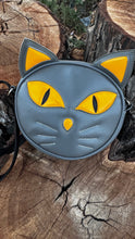 Load image into Gallery viewer, Hand Crafted Kitten Bag Black and yellow