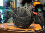 Handcrafted Small Bat mouth Black and glitter black with wings