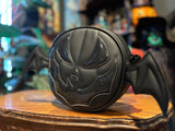 Handcrafted Small Bat mouth Black and glitter black with wings