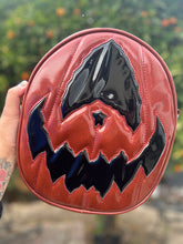 Load image into Gallery viewer, Handcrafted Rotten Egg Oval: Red Glitter and patent