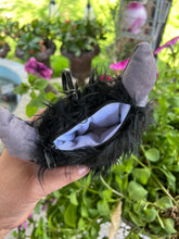 Load image into Gallery viewer, Cursed Bat Plush coin bag with clip