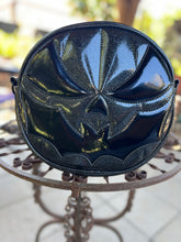 Load image into Gallery viewer, Hand Crafted Bat Mouth: Black Glitter and patent black