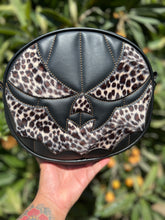 Load image into Gallery viewer, Hand Crafted Bat Mouth: Black and Leopard print