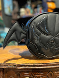 Handcrafted Small Bat mouth Black and glitter black with wings