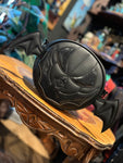 Handcrafted Small Bat mouth Black and glitter black with wings