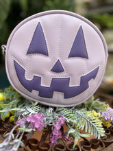 Load image into Gallery viewer, Handcrafted Small Happy face Lavender and Lilac