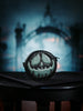 Pumpkin Kult: Bad Baby- Black and mint Glitter Pumpkin Bag