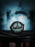 Pumpkin Kult: Bad Baby- Black and mint Glitter Pumpkin Bag