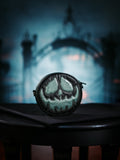 Pumpkin Kult: Bad Baby- Black and mint Glitter Pumpkin Bag