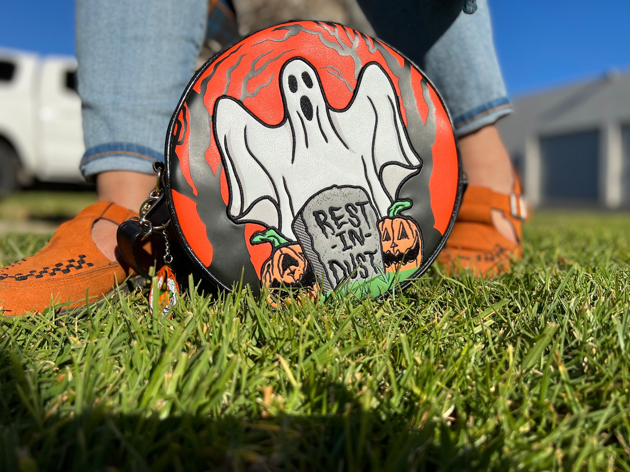 Pumpkin Kult Rest in Dust Bag Love Pain and Stitches