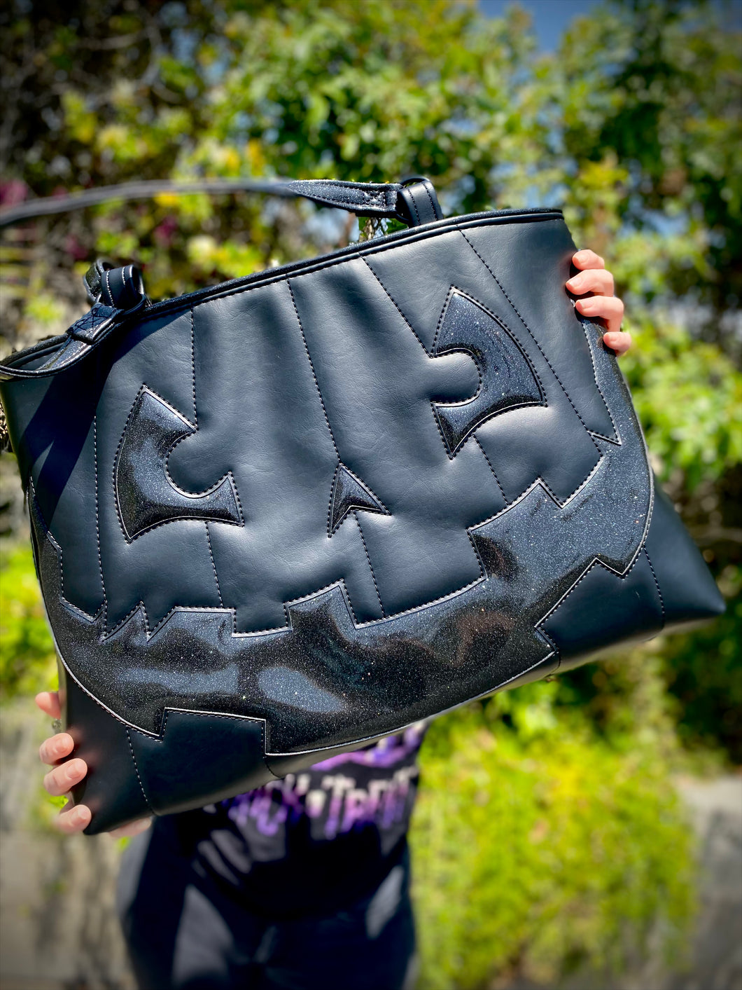 Summerween Tote bag Black and Glitter Black