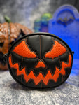 Handcrafted Small Rotten face Black and Orange texture