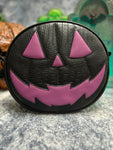 Hand Crafted : Classic Happy Black Croc and Lilac Purple