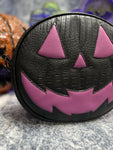 Hand Crafted : Classic Happy Black Croc and Lilac Purple