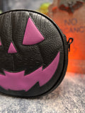 Hand Crafted : Classic Happy Black Croc and Lilac Purple