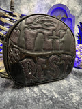 Black Friday Handcrafted: At Rest Crossbody Black with Black Texture