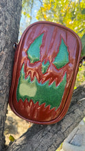 Load image into Gallery viewer, Handcrafted: Side Bag Red glitter Green Glitter