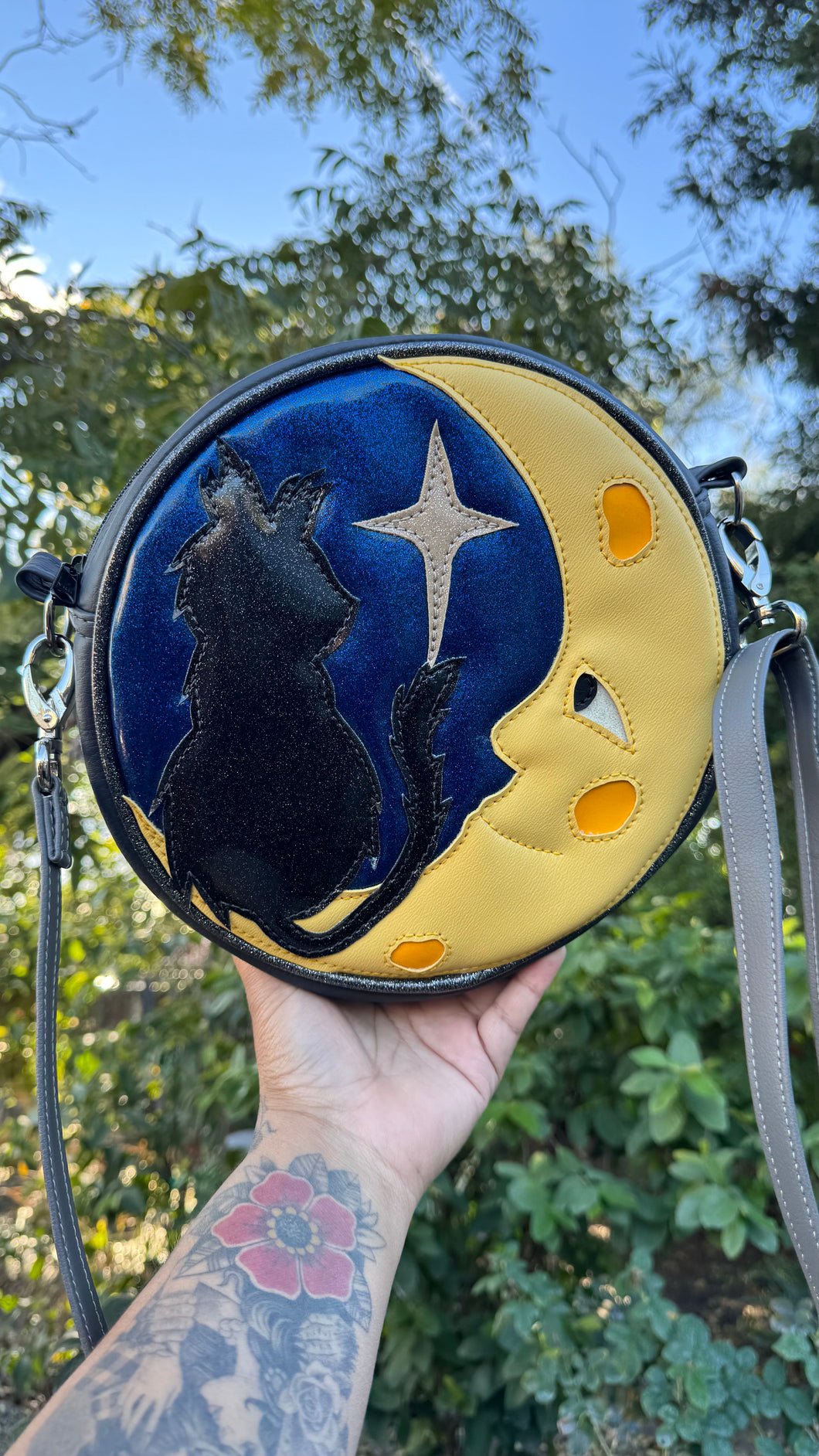 Handcrafted Luna Kitty Bag