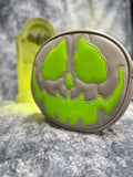 Handcrafted : Unfortunate Soul Grey and Neon Green