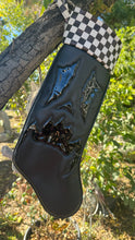 Load image into Gallery viewer, Creepmas Stockings with goodies : Black with Checkers