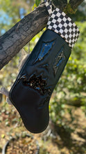 Load image into Gallery viewer, Creepmas Stockings with goodies : Black with Checkers