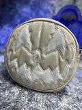 Hand Crafted Stark Raving: Glitter white and White Patent Vinyl