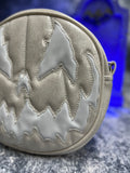 Hand Crafted Stark Raving: Glitter white and White Patent Vinyl