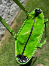 Load image into Gallery viewer, Handcrafted Summerween Tote bag Glitter Green and Yellow