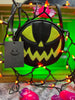 Pumpkin Kult: Mean Baby- Black and Glitter Green Pumpkin Bag