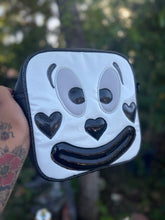 Load image into Gallery viewer, Handcrafted Double sided Square Clown Black and White -Pre Order