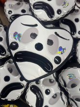 Load image into Gallery viewer, Handcrafted Double sided Clown Heart Bag Black and White- Pre Order