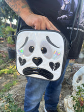 Load image into Gallery viewer, Handcrafted Square Sad Clown Black and White -Pre Order