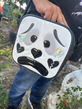 Load image into Gallery viewer, Handcrafted Square Sad Clown Black and White -Pre Order