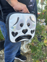 Load image into Gallery viewer, Handcrafted Square Sad Clown Black and White -Pre Order