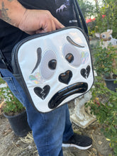 Load image into Gallery viewer, Handcrafted Square Sad Clown Black and White -Pre Order