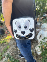 Load image into Gallery viewer, Handcrafted Square Happy Clown Black and White -Pre Order