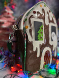Handcrafted Haunted Gingerbread House
