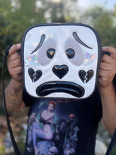 Load image into Gallery viewer, Handcrafted Square Sad Clown Black and White -Pre Order