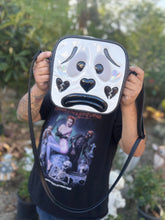 Load image into Gallery viewer, Handcrafted Square Sad Clown Black and White -Pre Order