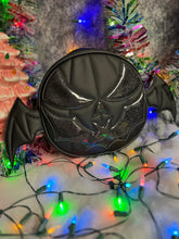 Load image into Gallery viewer, Hand Crafted : Bat Mouth/ Black and Black Glitter with Wings