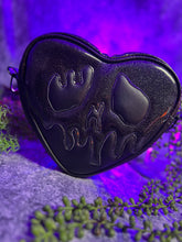Load image into Gallery viewer, Handcrafted Small Black Poison Heart