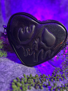 Handcrafted Small Black Poison Heart