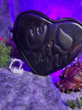 Load image into Gallery viewer, Handcrafted Small Black Poison Heart